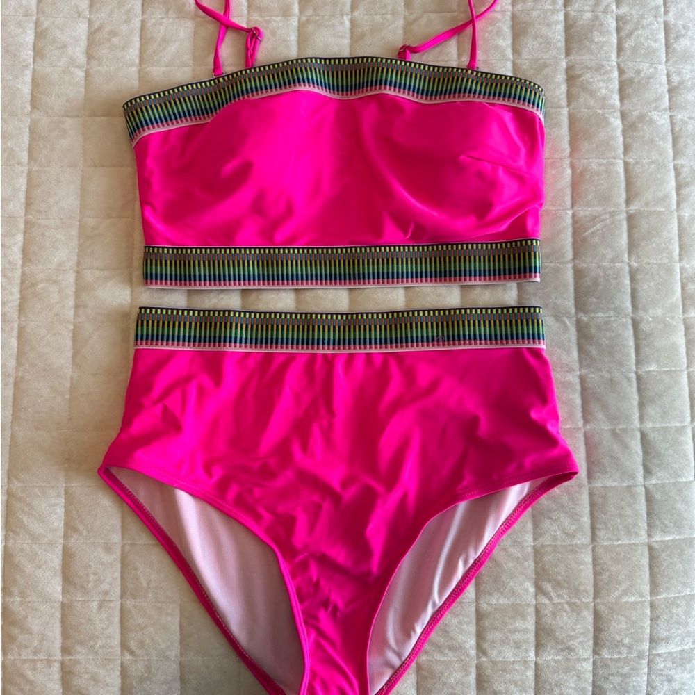 Pink Two-Piece Bikini Set - Picture 3 of 3